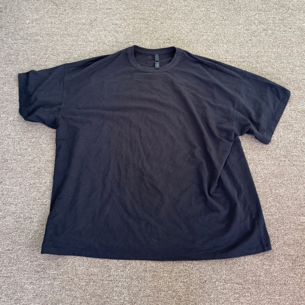 NWOT Skims Mens Cotton Jersey T-Shirt Onyx Black Relaxed Fit XL TP-TSH-5322M